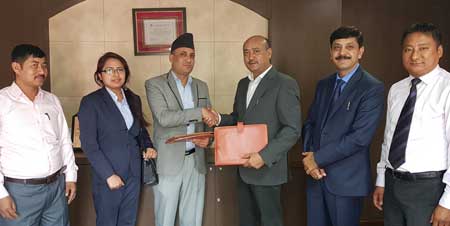 आइएमई जनरल इन्स्योरेन्स र भरपर्दो कृषक सहकारीबीच बीमा सम्झौता