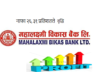 महालक्ष्मी विकास बैंकको नाफा बढ्यो, बैंकले कमायो ५६ करोड