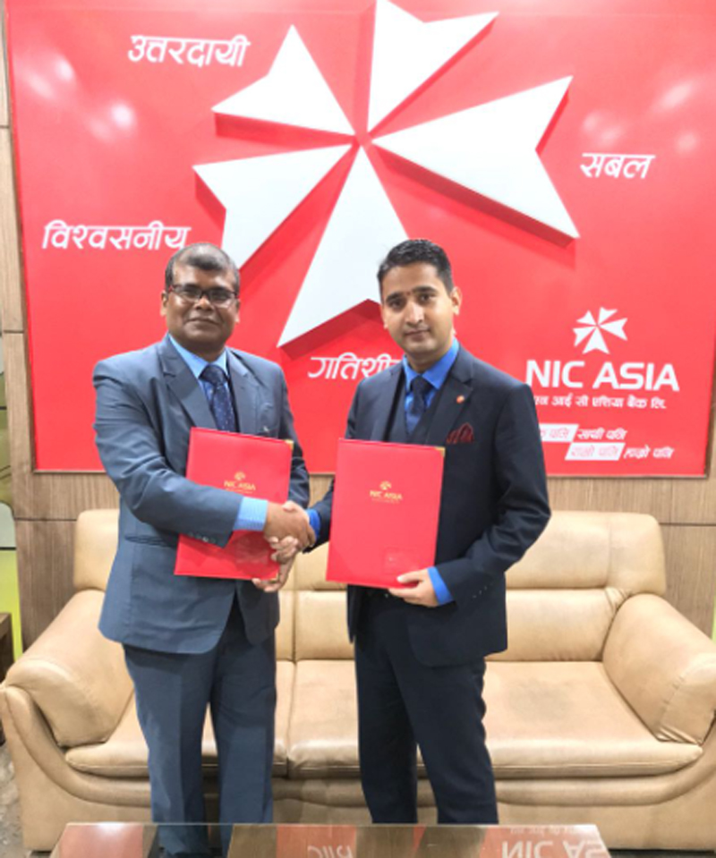 एनआईसी एशिया बैंक र युनियन लाईफ इन्स्योरेन्स बीच बैंकास्योरेन्स सम्झौता