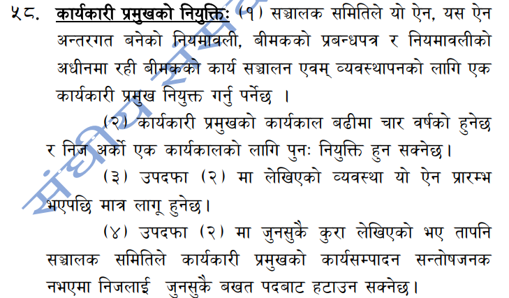 बीमा कम्पनीका सिईओहरुलाई फाईदै फाईदा