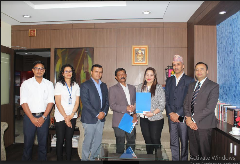 राष्ट्रिय बीमा कम्पनी र मेगा  बैंक बिच बैंकास्योरेन्स सहमति