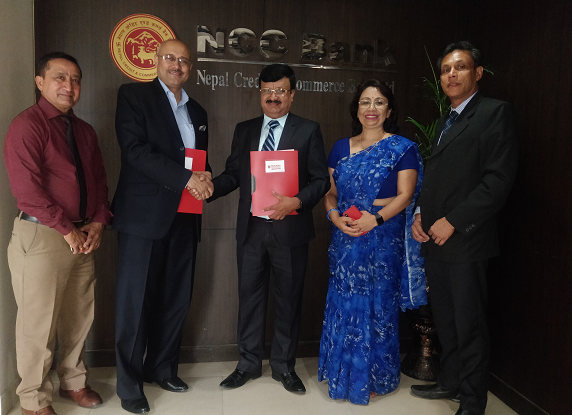 एनएलजी इन्स्योरेन्स र नेपाल क्रेडिट एण्ड कमर्स बीच बैंकास्योरेन्स सम्झौता