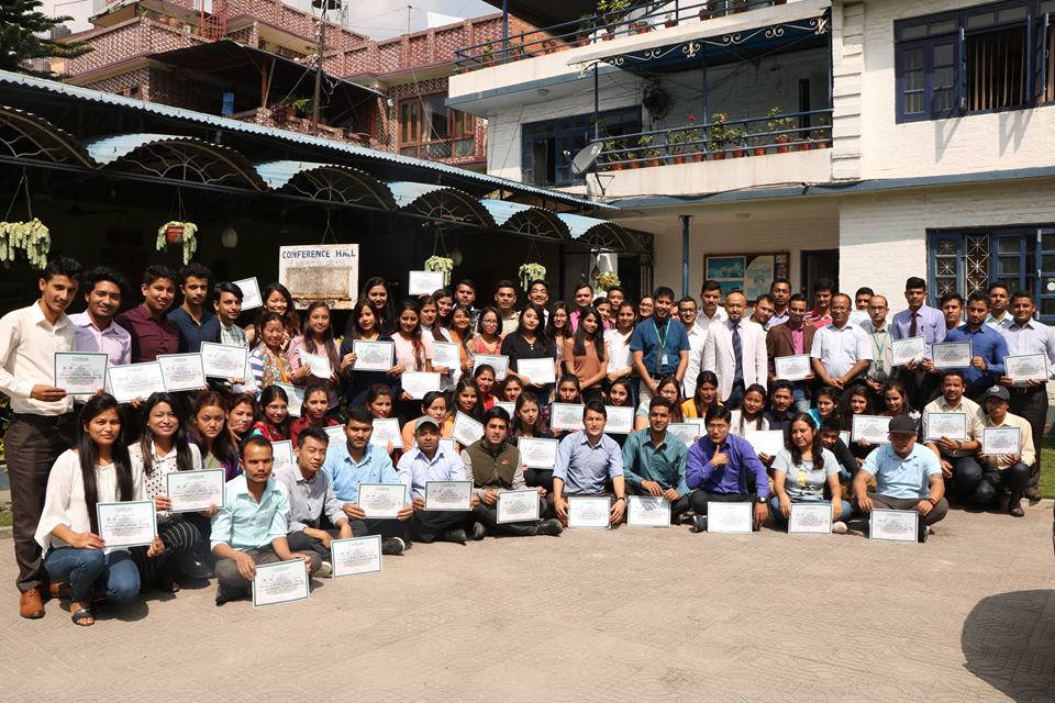 सांग्रीला डेभलपमेन्टको १० दिने अभिमुखीकरण तालिम सम्पन्न