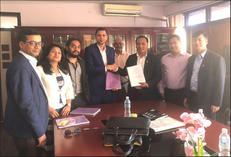 अपर आँखुखोला जलविद्युत आयोजना र नेपाल विद्युत प्राधिकरण बीच विधुत व्यापार सम्झौता