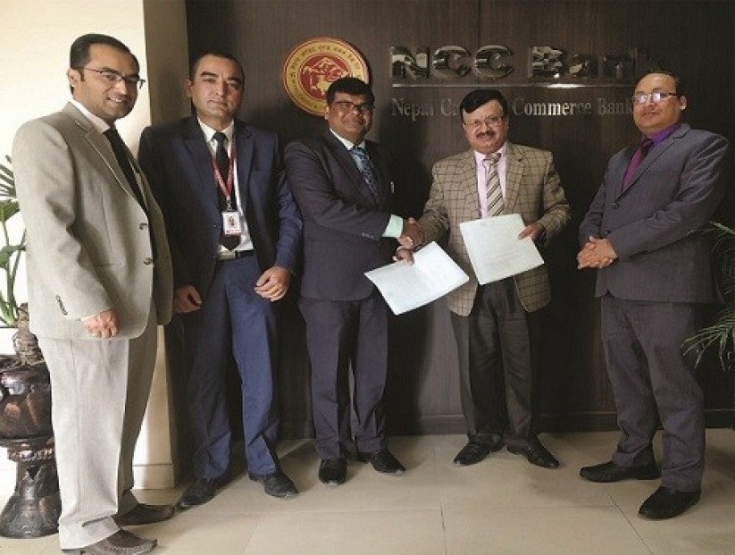 युनियन लाइफ इन्स्योरेन्स  र एनसीसी बैंकबीच बैंकास्योरेन्स सम्झौता