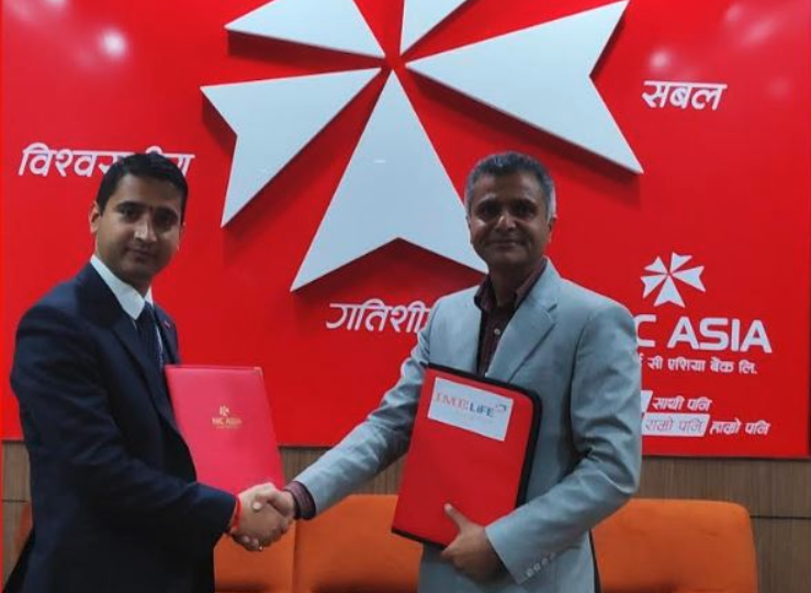 आइएमई लाइफ र एनआइसि एसिया बीच बीमा सेवा सम्झौता