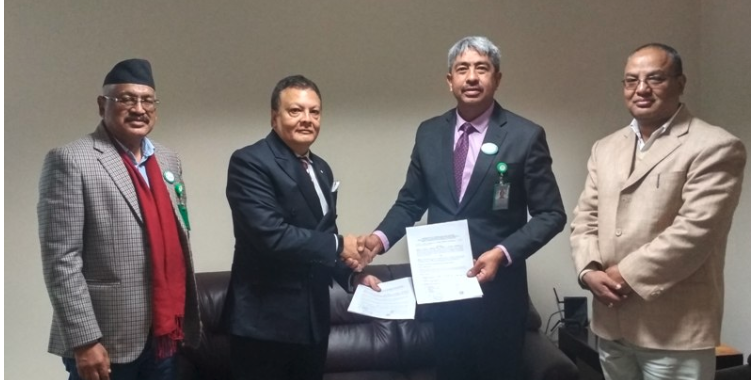 हिमालयन बैंक र चिरायू अस्पताल बीच सम्झौता