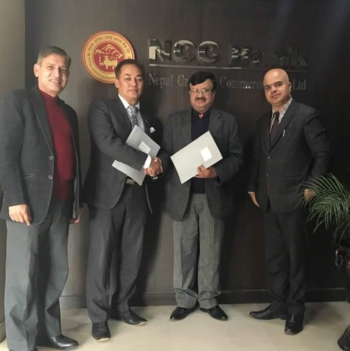 सगरमाथा इन्स्योरेन्स र एनसीसी बैंक बीच बीमा सेवा सम्झौता