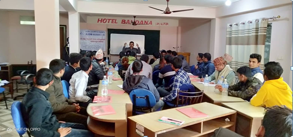 कुश्मा बजारमा अजोड इन्स्योरेन्सको दुई दिने तालिम सम्पन्न