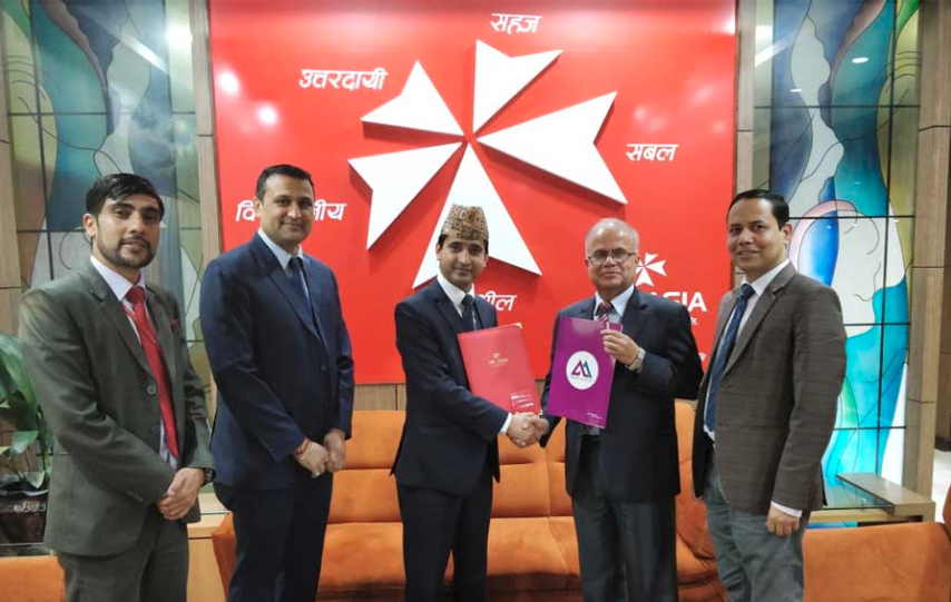 महालक्ष्मी लाइफ इन्स्योरेन्स र एनआईसी एशीया बैंक बीच बीमा सेवा सम्झौता