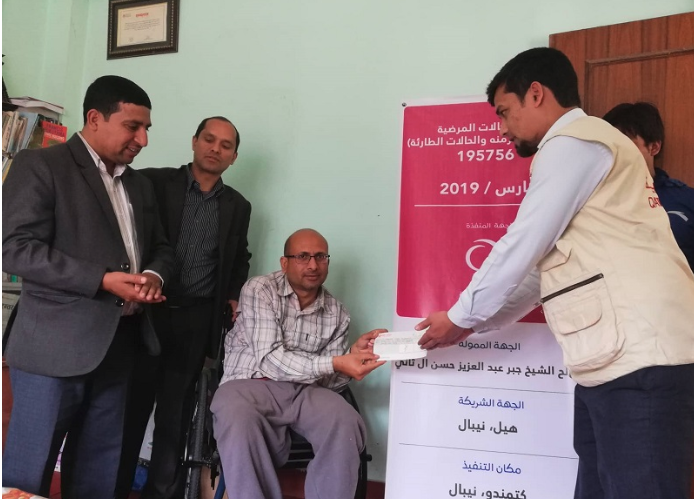 आर्थिक पत्रकार गजेन्द्र बुढाथोकीलाई नाफिजको पहलमा ९२ हजार आर्थिक सहयोग