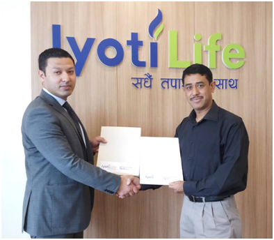 ज्योति लाईफ इन्स्योरेन्स र ग्रान्डी अन्तराष्ट्रिय अस्पताल बीच सम्झौता