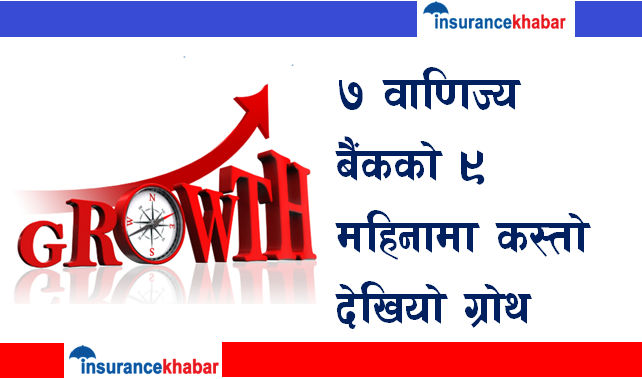 ७ वाणिज्य बैंकको ९ महिनामा कस्तो देखियो ग्रोथ ?