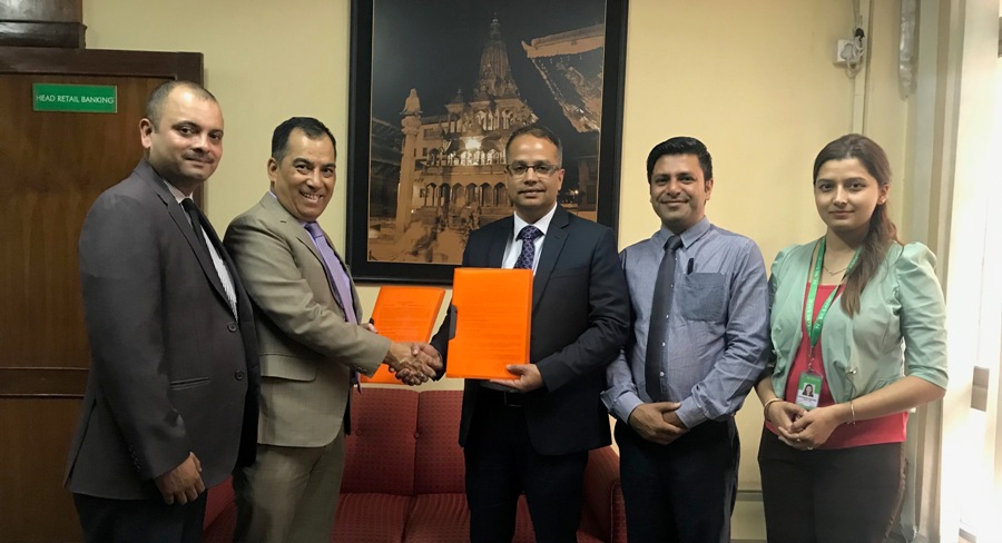 लुम्बिनी जनरल इन्स्योरेन्स र नबिल बैंकबीच बीमा सेवा सम्झौता