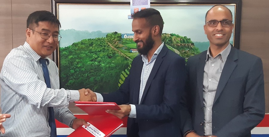 मुक्तिनाथ विकास  बैंक र आइएमई पेबीच बैंकिङ साझेदार सम्बन्धी सम्झौता