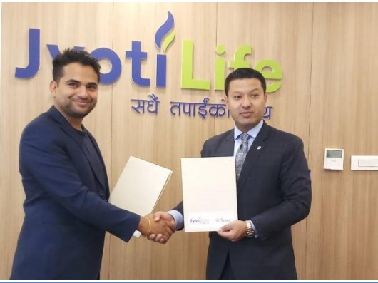 ज्योति लाईफ र इसेवाबीच अनलाइन भुक्तानी सम्बन्धि सम्झौता
