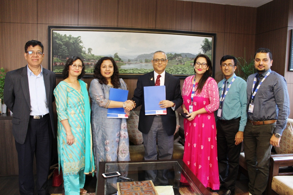 मेगा बैंक र लिडरशीप एकेडेमी नेपालबीच सम्झौता