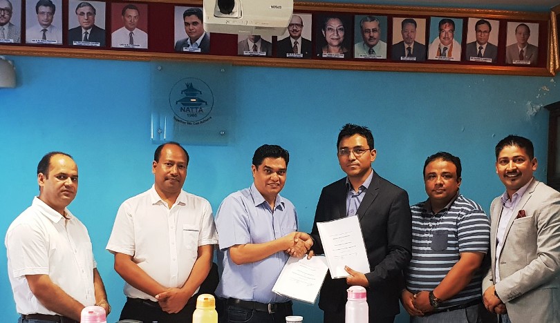 नाटा र एनसीएचएलबीच बिधुतिय भुक्तानी प्रणाली लागु गर्ने सम्झौता