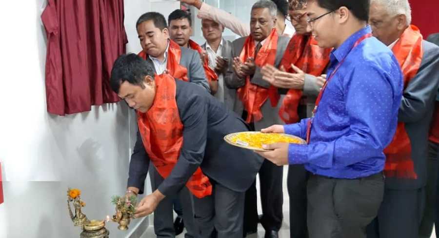 प्रभु बैंकको नयाँ शाखा ललितपुरको चापागाउँमा