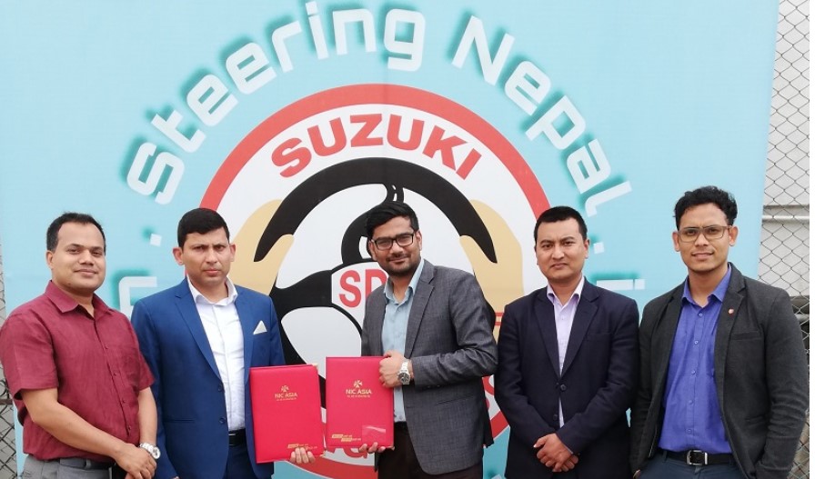 एनआईसी एसिया बैंक र सुजुकी ड्राइभिङ स्कुलबीच सम्झौता