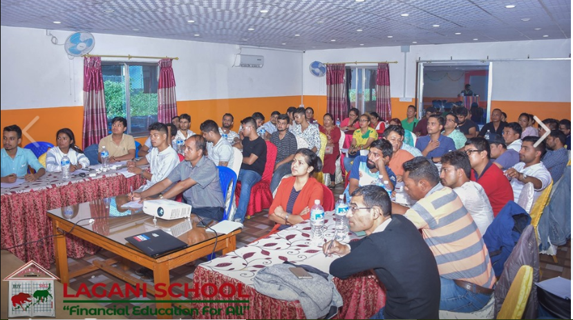 लगानी स्कुलले सम्पन्न गर्यो पोखराको न्युरोडमा शेयर शिक्षा कार्यक्रम