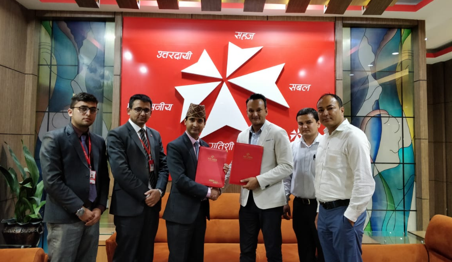 एनआईसी एशिया बैंक र उपाय सर्भिसेसबीच सम्झौता