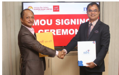 एनबिआईले सनराइज बैंकका कर्मचारीहरुलाई तालिम दिने