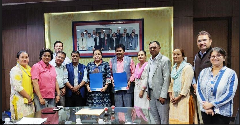 मेगा बैंक र साना तथा मझौला व्यवसायी महासंघबीच सम्झौता
