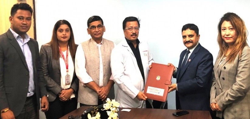 महालक्ष्मी विकास बैंक र नेपाल क्यान्सर अस्पतालबीच सम्झौता