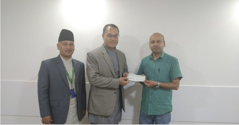 सांग्रिला डेभलपमेन्ट बैंकद्धारा प्रेमसागर फाउण्डेशन नेपाललाई आथिृक सहयोग