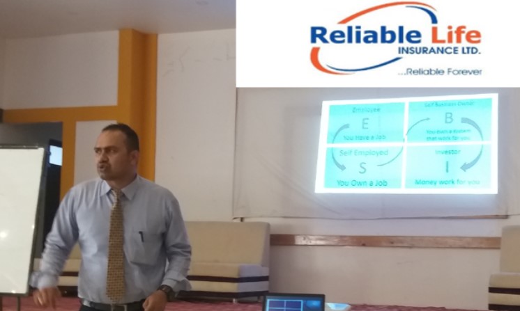 रिलायबल नेपाल लाईफको अभिकर्ता अभिमुखिकरण तालिम सम्पन्न