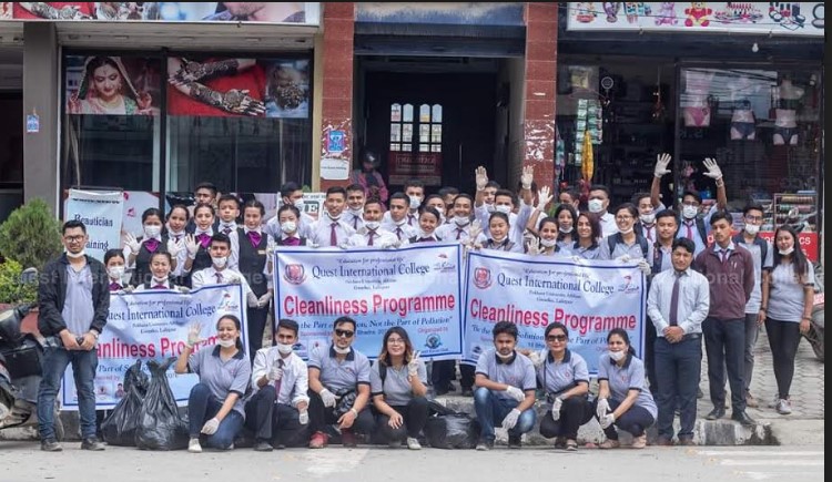 क्वेष्ट सोसियल क्लवलाई सांग्रिला डेभलपमेन्ट बैंकको आर्थिक सहयोग