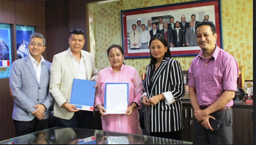 नयाँ व्यवसाय प्रबर्धन गर्न मेगा बैंक र आइडिया स्टूडियोबीच सम्झौता