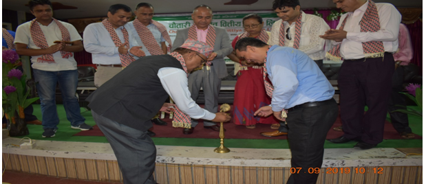 चौतारी लघुवित्तद्धारा वित्तीय साक्षरता तथा स्वास्थ्य शिविर कार्यक्रम सम्पन्न