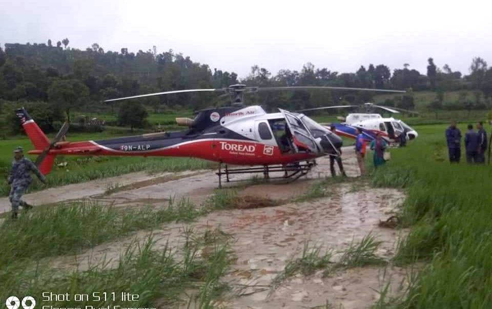 उड्ययन प्राधिकरणले हेलिकप्टर उडानमा लगाएको रोक हटायो