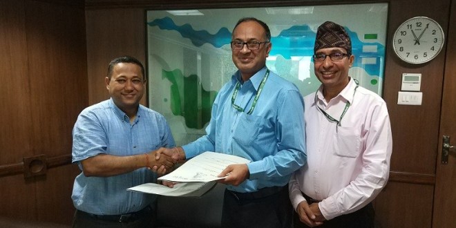 सानिमा बैंकले गर्यो टिच फर नेपाललाई आर्थिक सहयोग