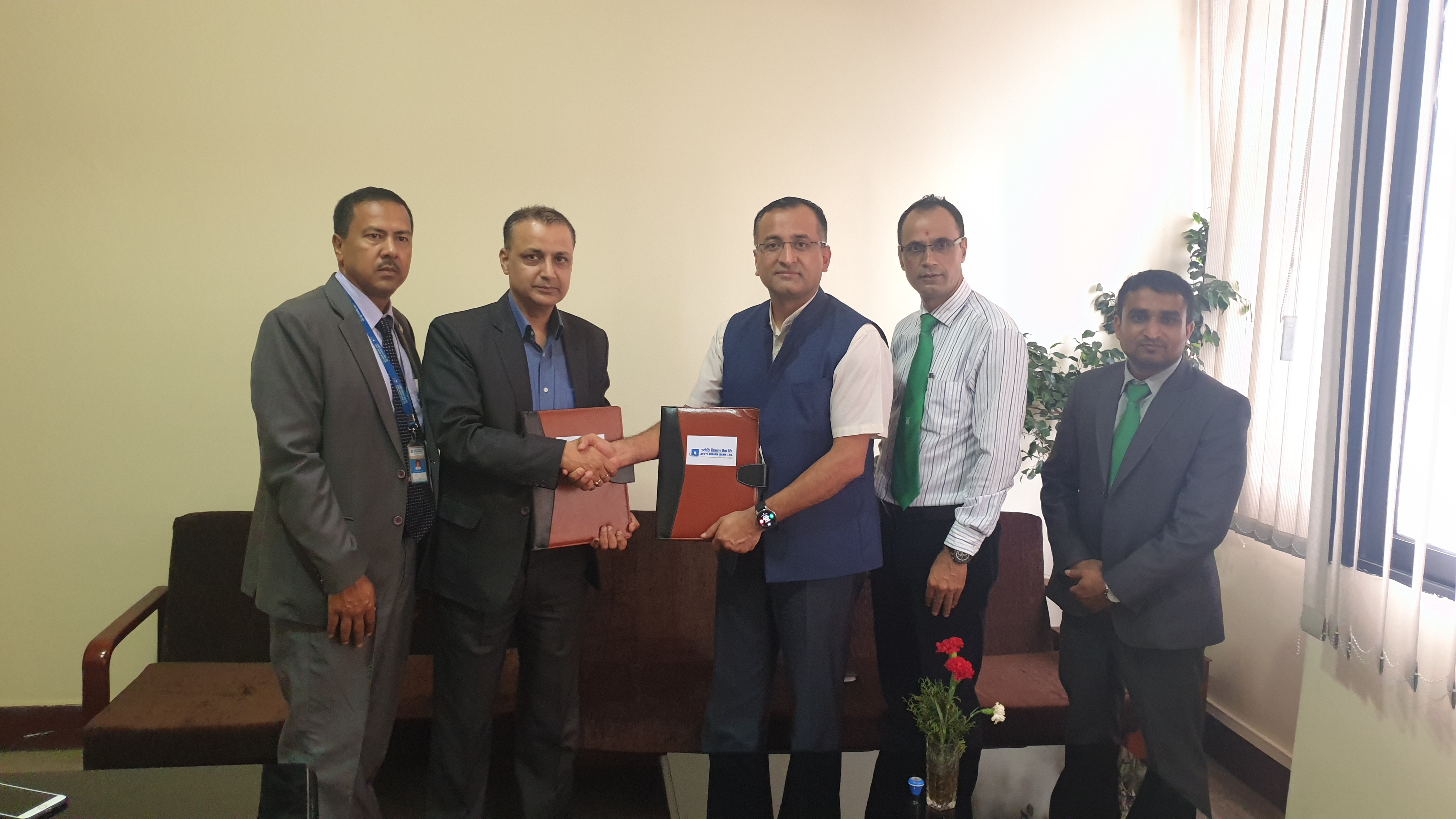 ज्योति विकास बैंक र बतास समूह अन्तर्गतको इस्टर्न एजेन्सीबीच सम्झौता