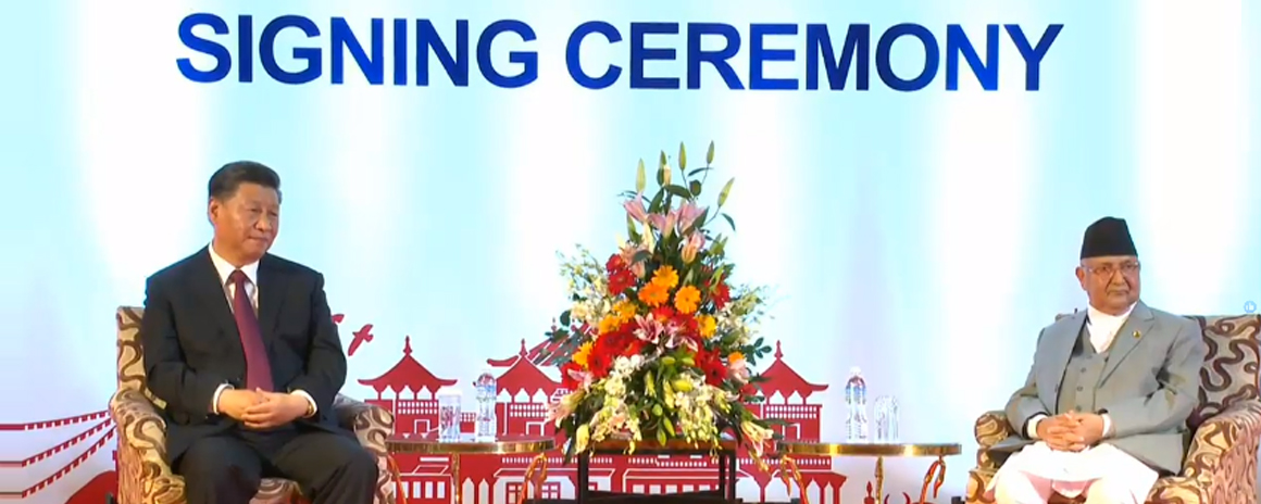 नेपाल र चीनबीच उच्चस्तरीय वार्ता सम्पन्न, समझदारी पत्रमा हस्ताक्षर