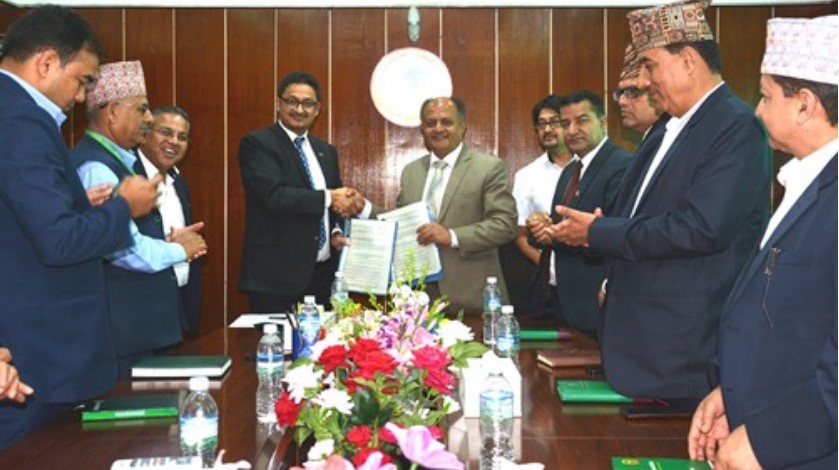 कृषि विकास बैंक र राष्ट्रिय सहकारी बैंक विच प्रिपेडकार्ड जारी गर्ने सम्झौता