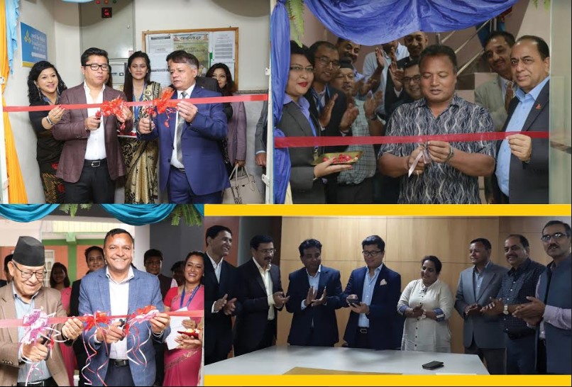 कुमारी बैंकका ७ नयाँ शाखाहरूको एकैदिन उद्घाटन