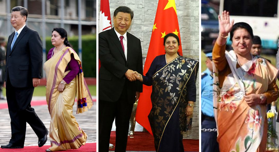 राष्ट्रपति भण्डारीको सारी बदलियो, सीको कोट फेरिएन