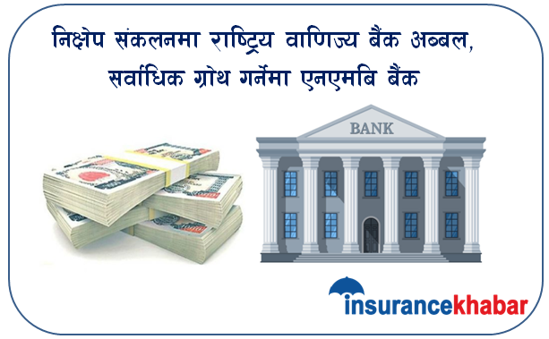 निक्षेप संकलनमा राष्ट्रिय वाणिज्य बैंक अब्बल, सर्वाधिक ग्रोथ गर्नेमा एनएमबि बैंक