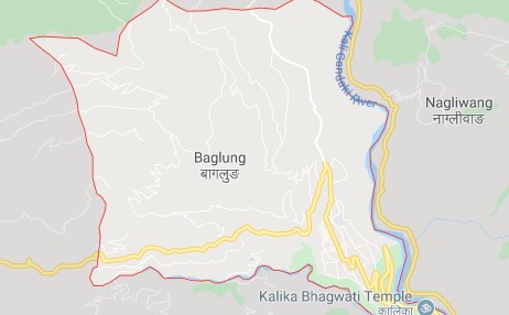 बागलुङ केन्द्रबिन्दु भएर ४.५ रेक्टर स्केलको भूकम्प