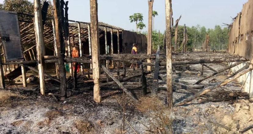 लामखुट्टे धपाउन घुर बाल्दा गोठमा आगो लाग्यो, ५६ खसीबाख्रा जले