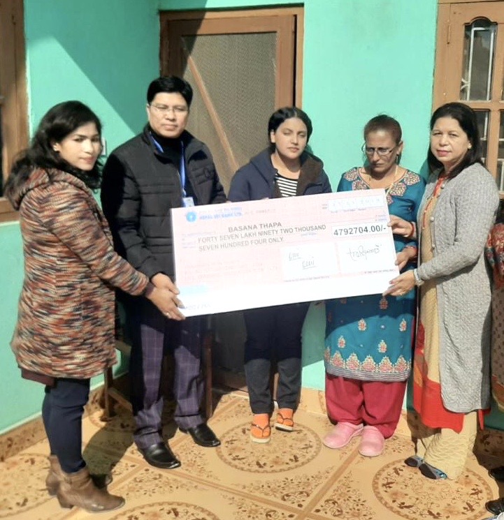 एलआईसी नेपालद्वारा ४७ लाख ९२ हजार मृत्यु दावी भुक्तानी