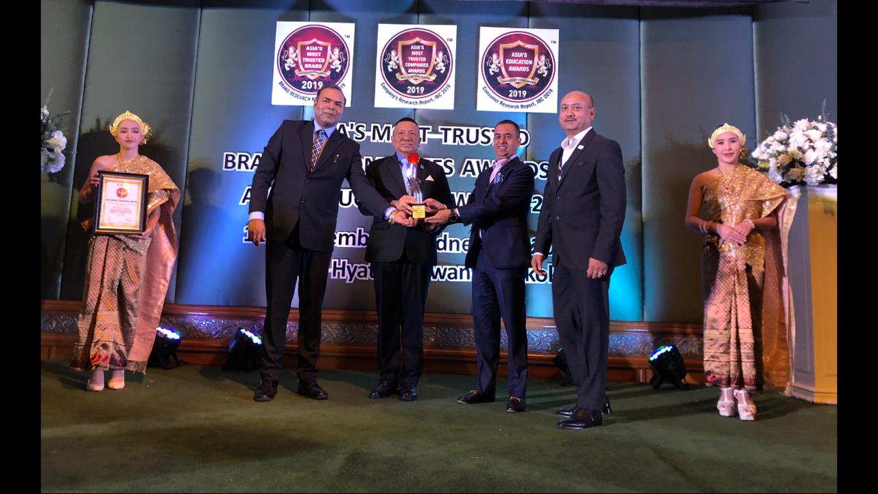 आइएमई जनरल “एसियाज मस्ट ट्रष्ट कम्पनी अवार्ड २०१९” बाट सम्मानित