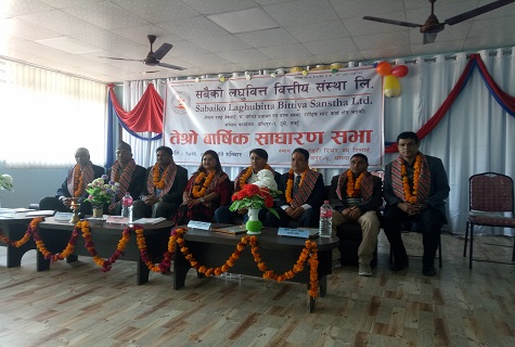 सबैको लघुवित्तको साधारण सभा सम्पन्न, बोनस शेयर पारित