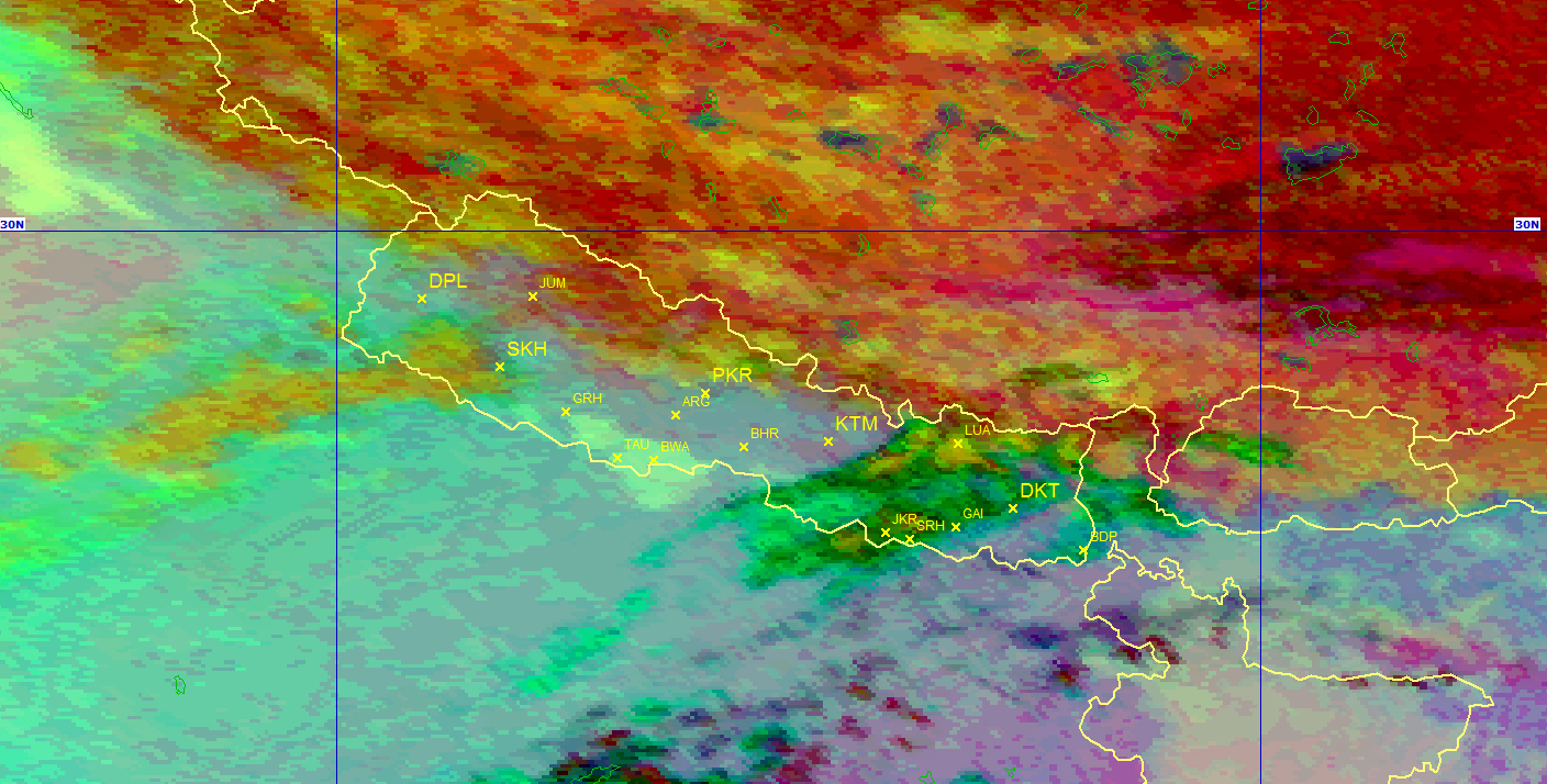 चार प्रदेशको केही भूभागमा हल्का वर्षाको संभावना