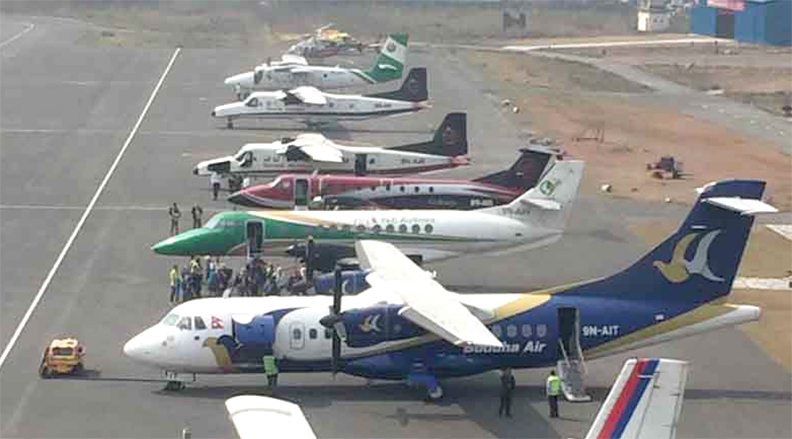 यी हुन नेपालका १० प्रमुख विमानस्थल, कुन विमानस्थलबाट कति जहाज उडे ?