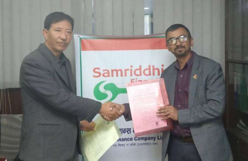 समृद्धि फाइनान्सको हकप्रद निष्कासनको लागि बिओके क्यापिटल चयन